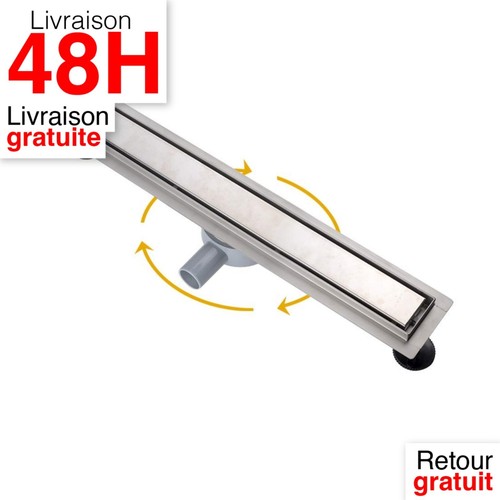 Caniveau douche cm - 50, acier