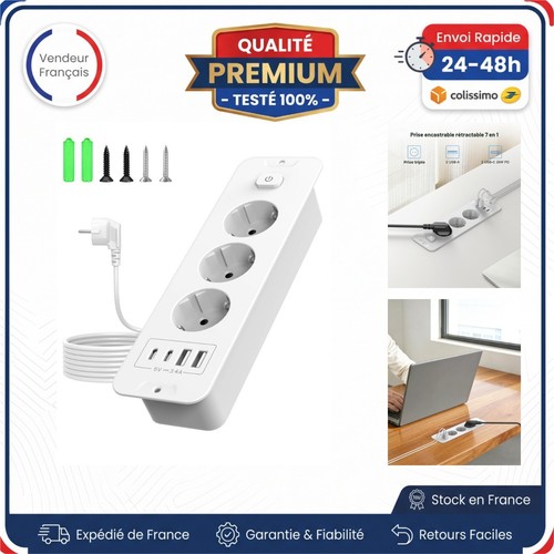 Prise encastrée avec usb - usb, 4