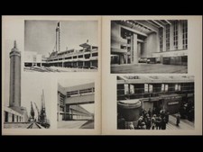 LE HAVRE, GARE MARITIME -1935- 3 PLANCHES - PAQUEBOT NORMANDIE, CASSAN