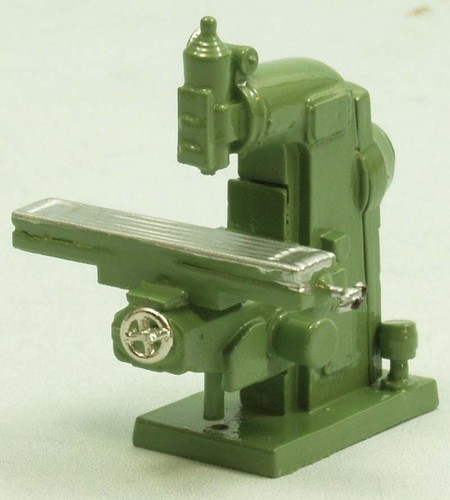 Fraiseuse vert métal - 1/43,