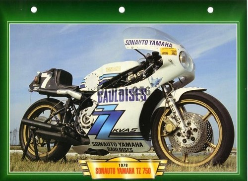 Fiche moto yamaha tz 750 - moto,