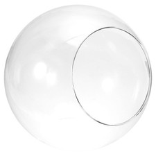 Round Globe Terrarium Air Plant Planter 7.9 Inch Glass Clear Table