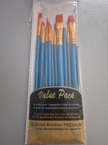 10pcs pinceaux peinture - pinceaux,