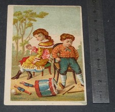 CHROME 1880-1899 AUX CLASSES LABORIEUSE PARIS JEUX CHILDREN