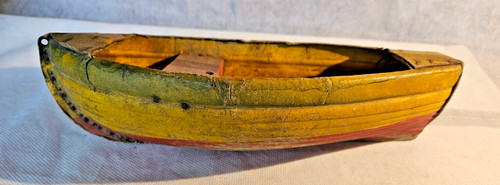 Ancien jouet barque pecheur - jouet,