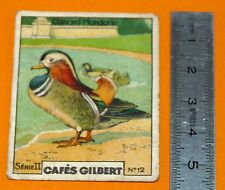 1920 1930 CHROME CAFE GILBERT CANARD MANDARIN SERIES II N°12 BIRD POULTRY 