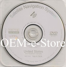 2005 2006 2007 Acura RL MDX Honda Odyssey GPS Navigation DVD U.S Canada Map OEM