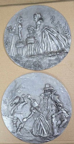 Assiettes murales plates - "assiettes",