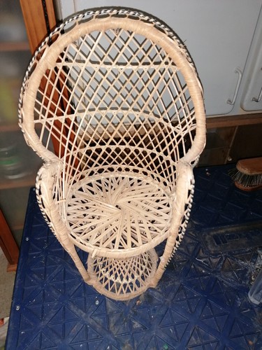 Fauteuil poupée osier - fauteuil,