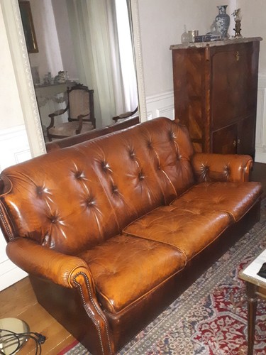 Canapé cuir fauteuil - canapé,