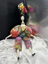 POUPEES by Isabelle Doll. Handcrafted in USA .Fair condition. Hat broke. See pic