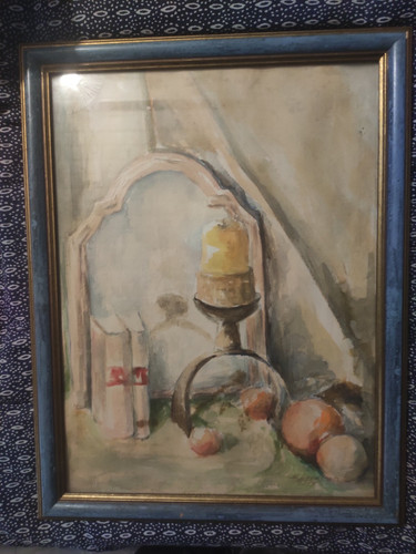 Ancien tableau huile sur - huile,