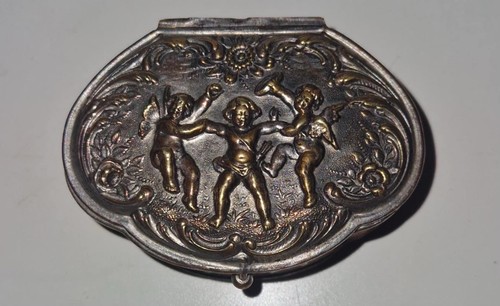 Boîte bijoux xixe bronze - boîte,