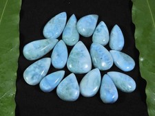 Cabochon de poire larimar