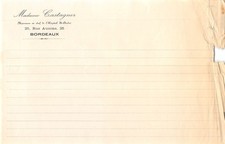 MASSEUSE EN CHEF DE L HOPITAL SAINT ANDRE MME CASTAGNER A BORDEAUX  FACTUR