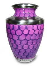 Urnes de crémation en métal Cloud Fire gravées urne funéraire adulte pour cen...