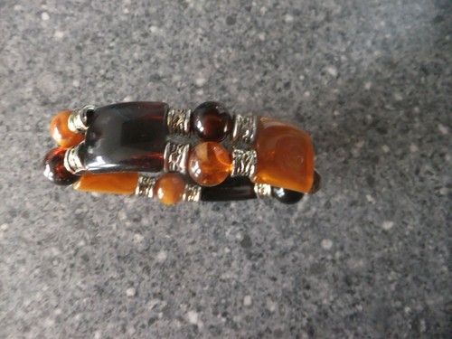 Bracelet ethnique effet ambre - bracelet,