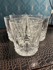 5 verres à whisky en Cristal d'Arques modèle Villandry