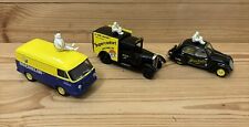 3x Altaya Michelin Peugeot 301 Fourgonnette/Peugeot 202/Fiat 238/1:43