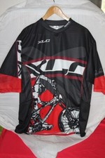 XLC Maillot Velo VTT  Freeride Kurzarm Je-S12 - Rouge Noir - Taille L - 1017XLC