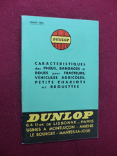 catalogue leaflet: 1960 DUNLOP tyres
