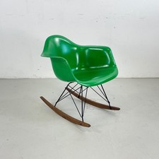 VINTAGE EAMES HERMAN MILLER RAR ROCKING CHAIR IN KELLY GREEN #4687