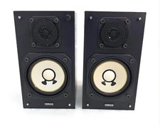 Tested YAMAHA NS-10MM Black Mini Matching Pair Studio Monitor Speaker
