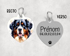 Médaille pour chien Bouvier bernois personnalisable
