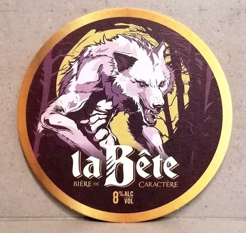 Sous bock bête ambrée - bock, la