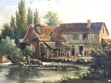 ANCIENNE PEINTURE MOULIN de