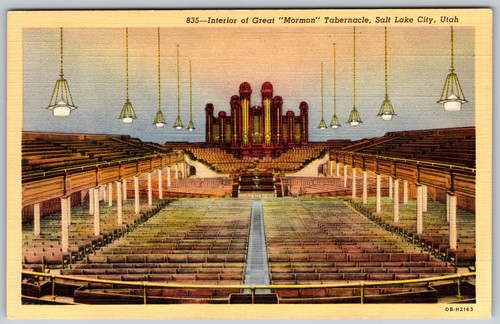 Interior mormon tabernacle - interior,