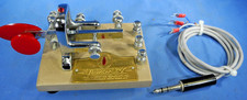 VIBROPLEX Vibro keyer Standard Ham Radio CW QRP W/ Cord (Nice Shape!)