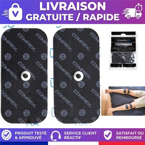 Compex électrodes noires snap - noires,