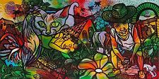 Original Art Arte  Painting Cuban Santiago Cuba Artist LEONARDO RUBIO BRIDON D3