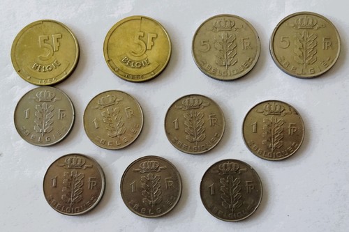 Lot pieces monnaie - , 11