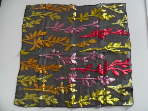 Pochette velours soie - velours, de