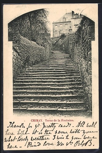 Cpa chimay terne - cpa, la
