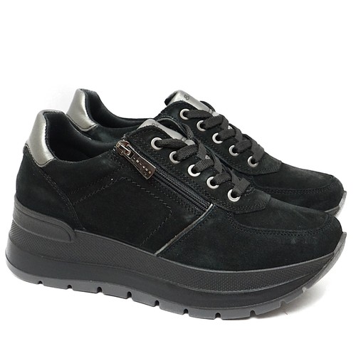 Baskets compensées daim - baskets,