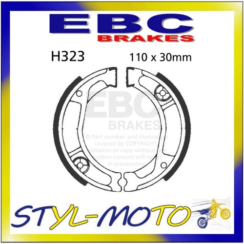 H323 garnitures arrière ebc - garnitures,