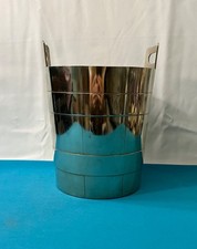 RARE CHRISTOFLE GALLIA Champagne Bucket Silver Metal ART DECO 25cm Table