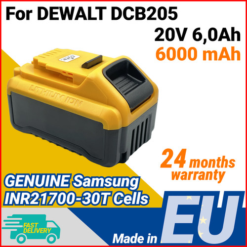 Batterie pour dewalt dcb205 - pour,