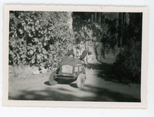 Vintage SNAPSHOT PHOTO Photography, TOY TOY Pedal Car Pedal Car
