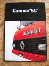CATALOGUE/BROCHURE LES UTILITAIRES RENAULT  SG - SG2 ET SG3 / 1980