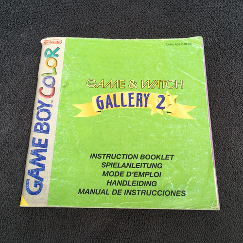 Notice nintendo game boy - game, color