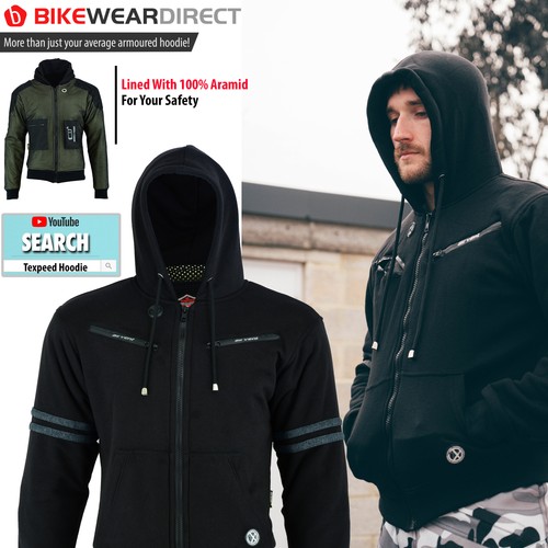 Veste moto avec doublure - doublure, en