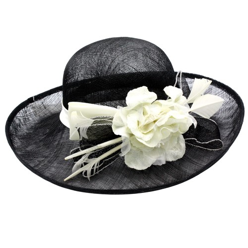 Chapeau flèche plume - chapeau, fleur