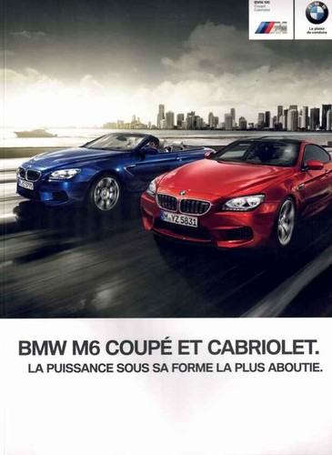 Brochure bmw coupé - m6, /