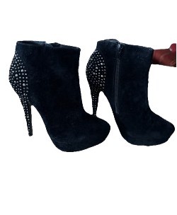 Modequeen bottines talon - bottines,