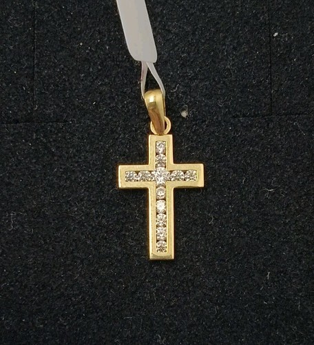 Pendentif 18k 750 mls croix - 18k,