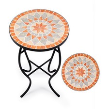 Table dAppoint Ronde Mosaïque